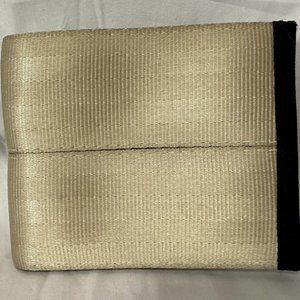 Harveys Seatbelt Billfold Wallet In Cream With Bl… - image 1